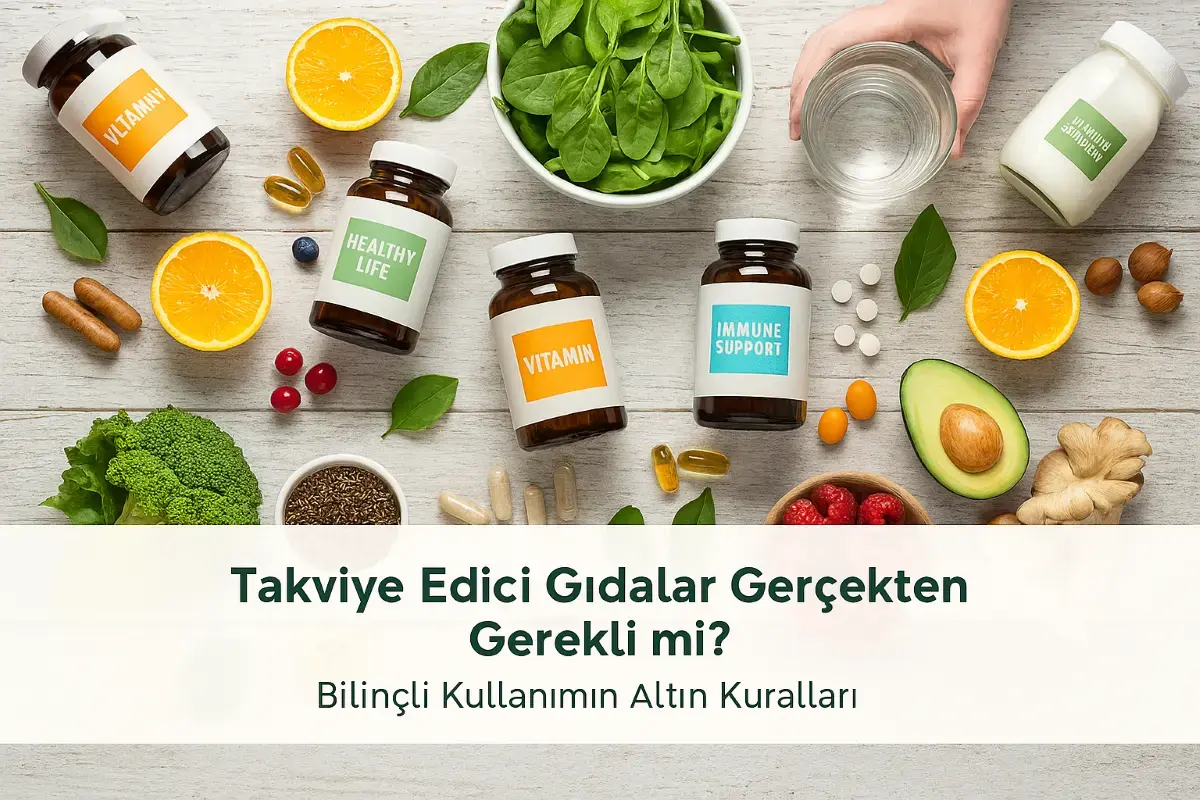 Takviye Edici Gıdalar Gerçekten Gerekli mi? Bilinçli Kullanımın Altın Kuralları