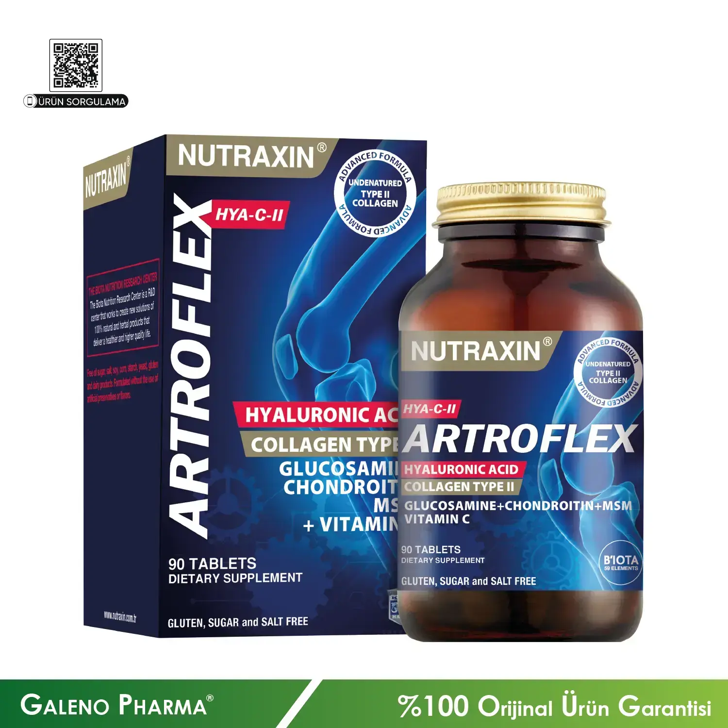 Nutraxin Artroflex HYA+Collagen Type 2 Tablet