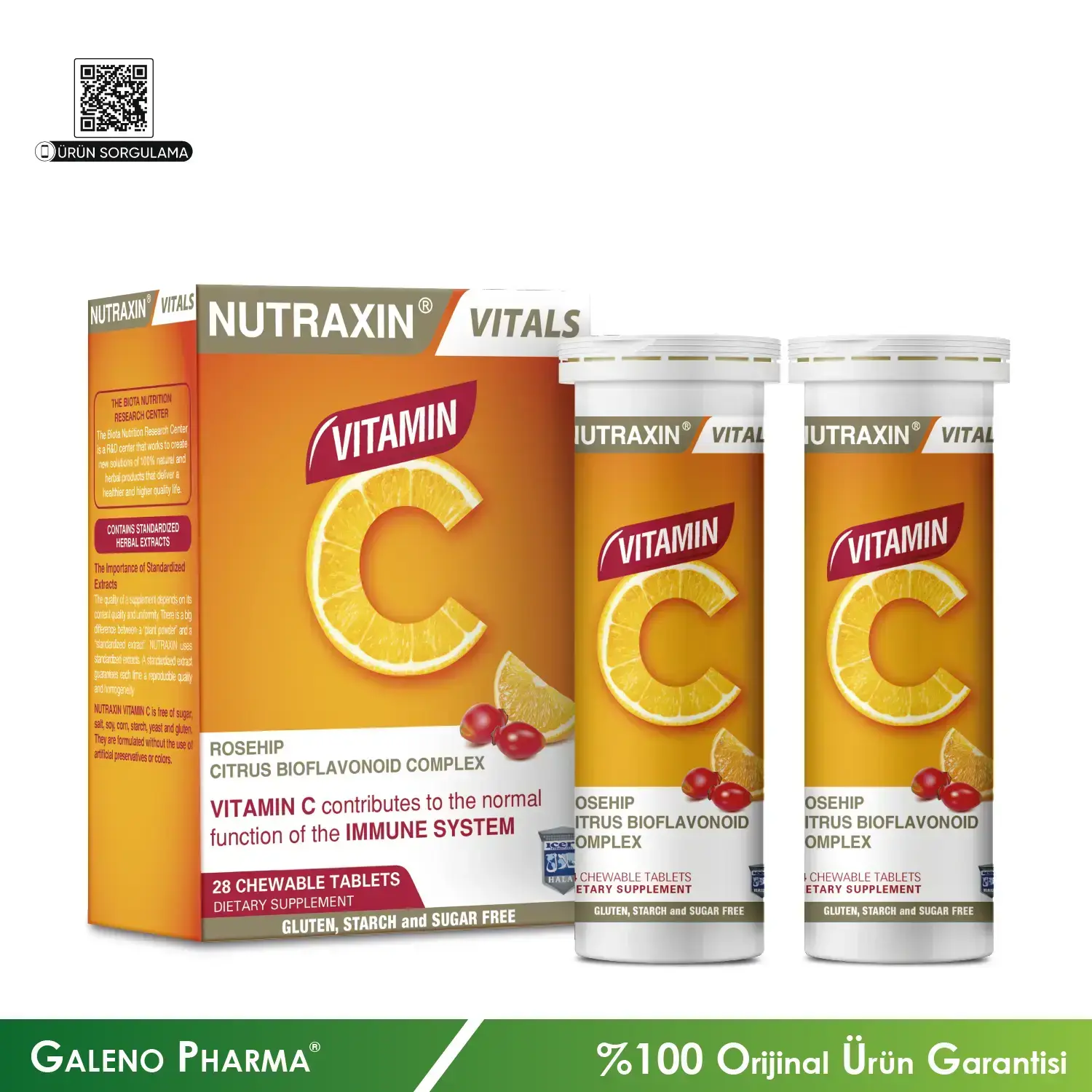 Nutraxin Vitals Vitamin C 28 Tablet