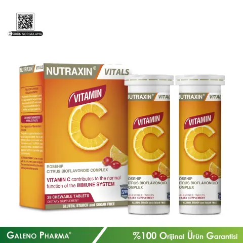 Nutraxin Vitals Vitamin C 28 Tablet