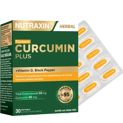Nutraxin Turmeric Curcumin Plus 30 Softgel