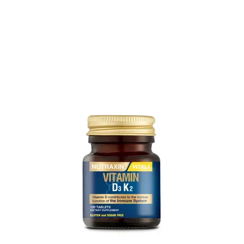 Nutraxin D3 K2 Vitamin 120 Tablet