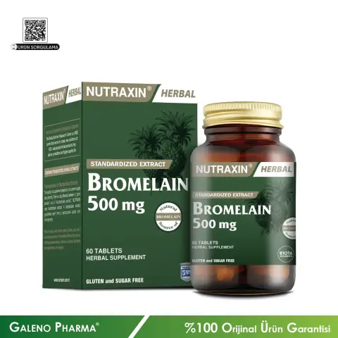 Nutraxin Herbal Bromelain 500mg 60 Tablet