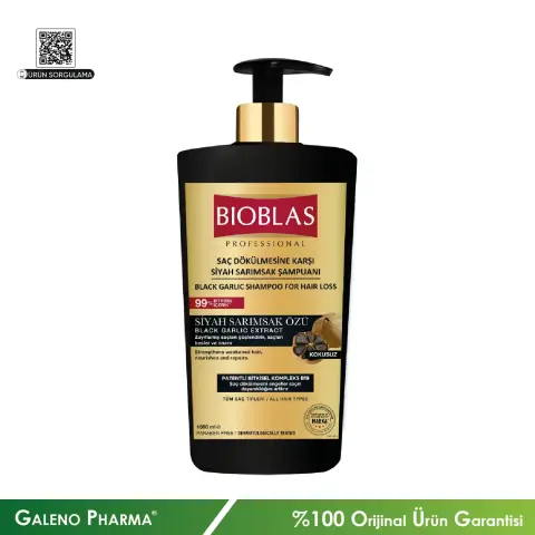 Bioblas Professional Siyah Sarımsak Şampuanı 1000mL