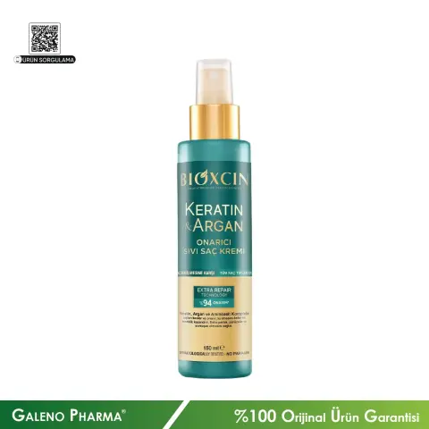 Bioxcin Keratin&Argan Onarıcı Sıvı Saç Kremi 150mL