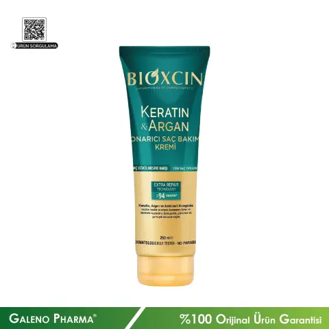 Bioxcin Keratin & Argan Onarıcı Saç Bakım Kremi 250mL