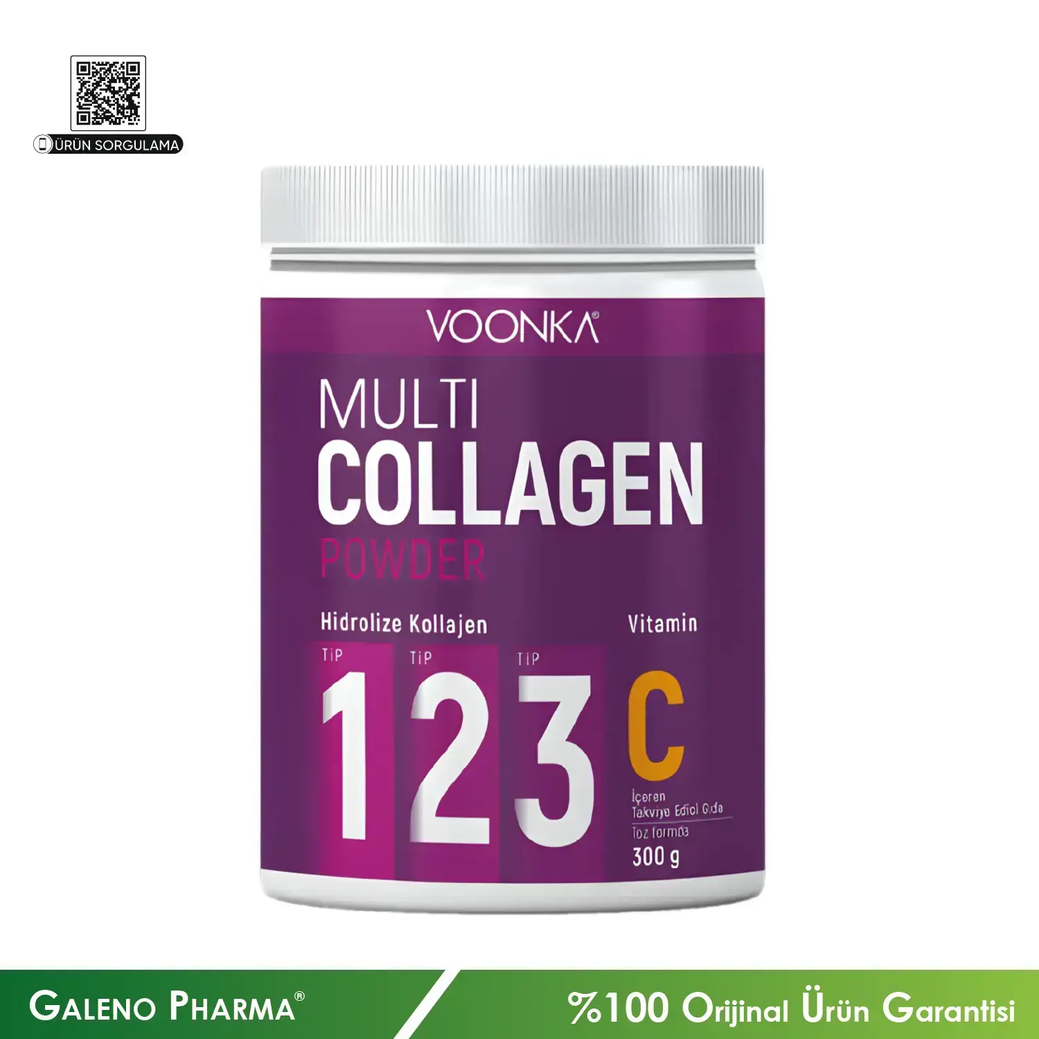 Voonka Multi Collagen Powder Tip 1-2-3 300g
