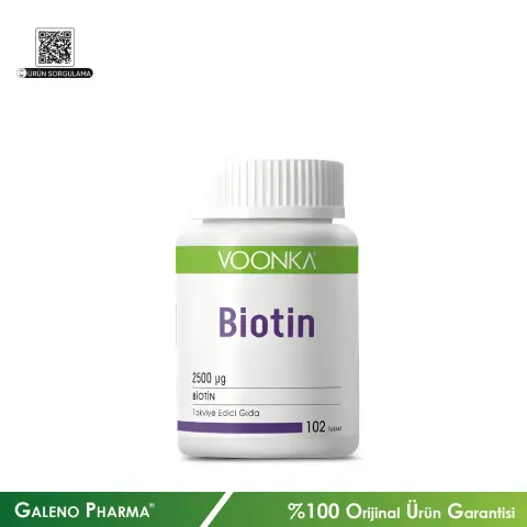 Voonka Biotin 2500 mcg 102 Tablet