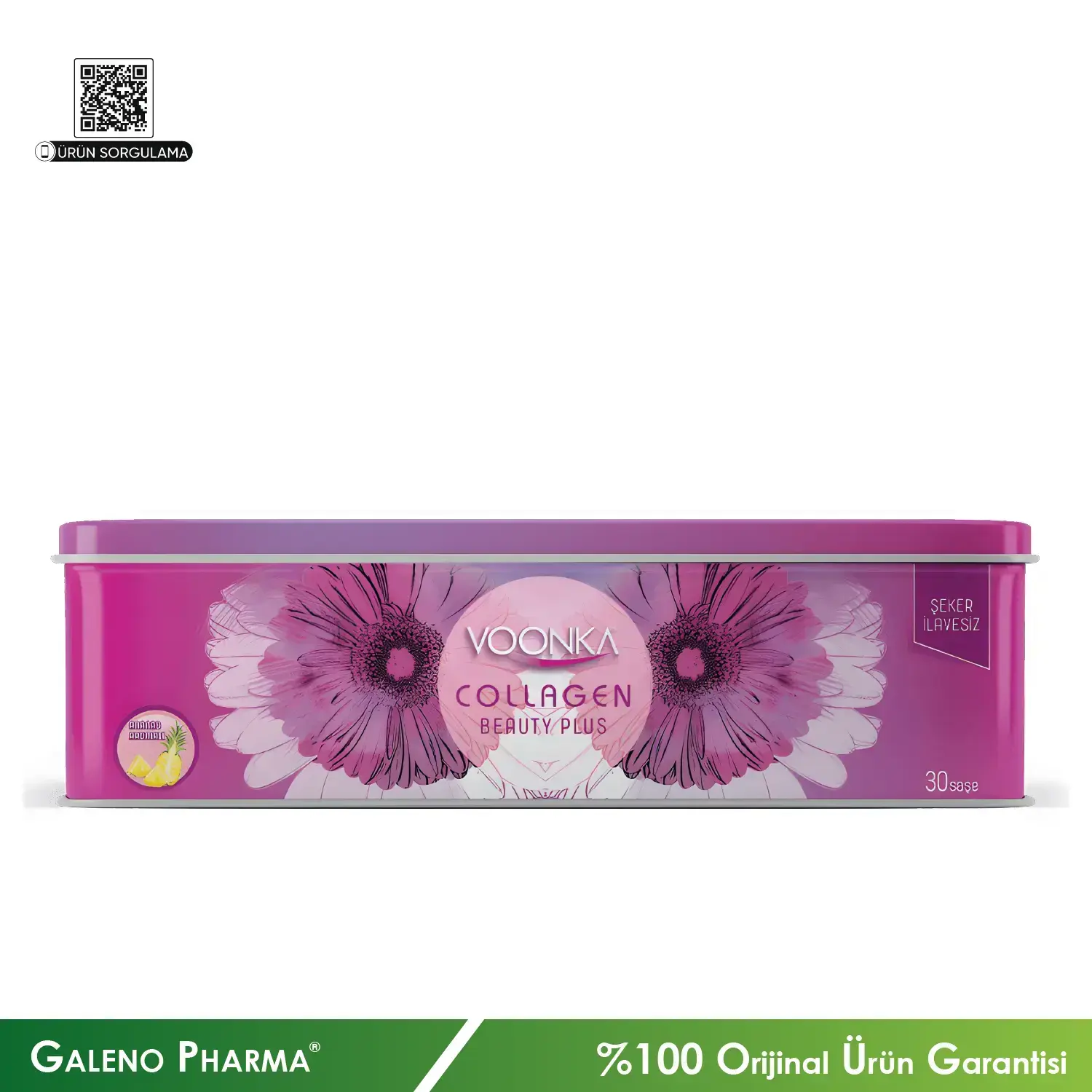 Voonka Beauty Collagen Plus+Hyaluronic Acid 30 Saşe