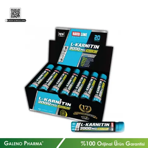 Hardline L-Karnitin Matrix 3000 mg 20×30 mL