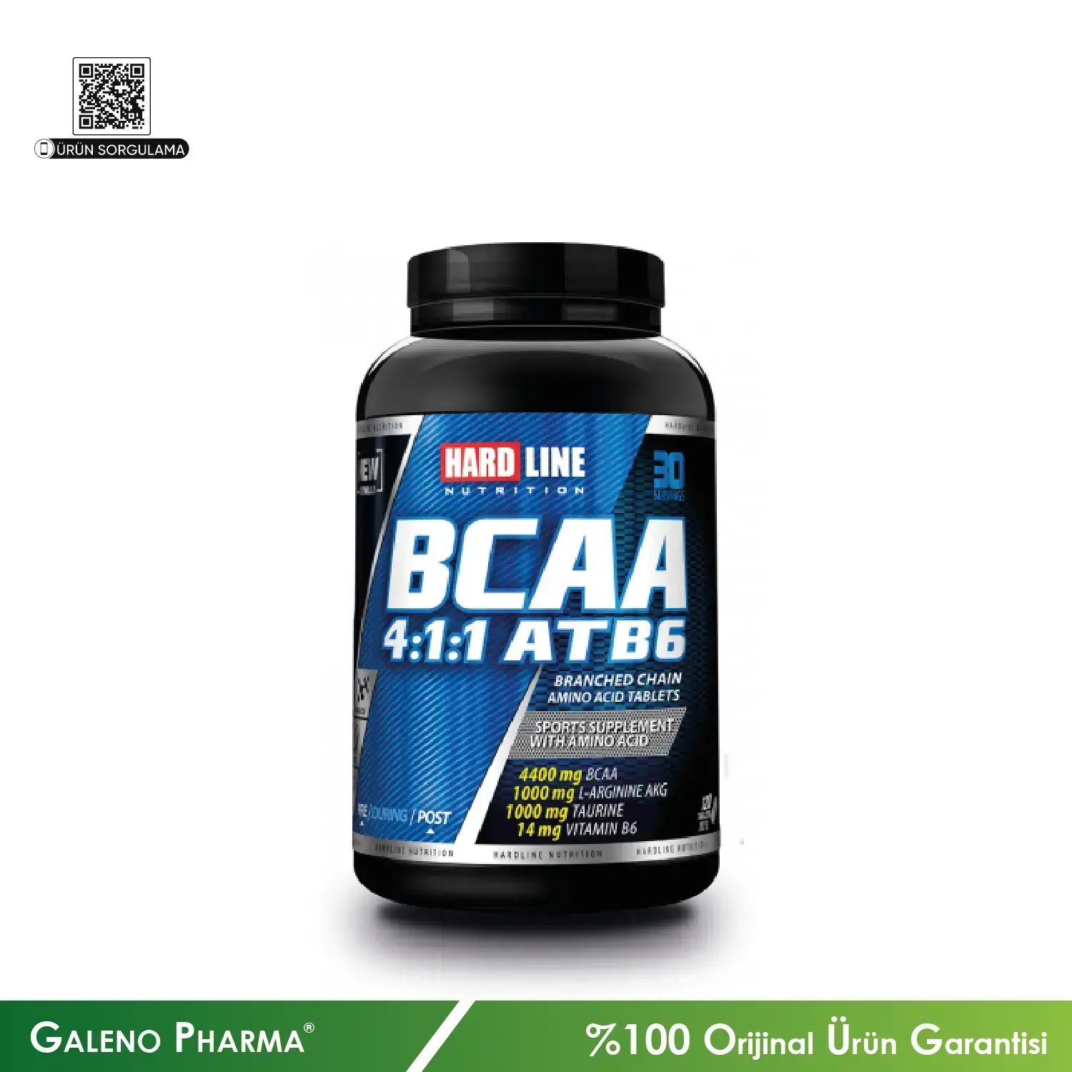 Hardline BCAA 4:1:1 ATB6 120 Tablet