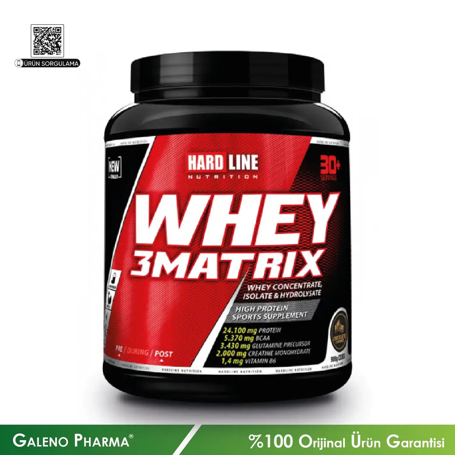 Hardline Whey 3Matrix Çikolata 908 g