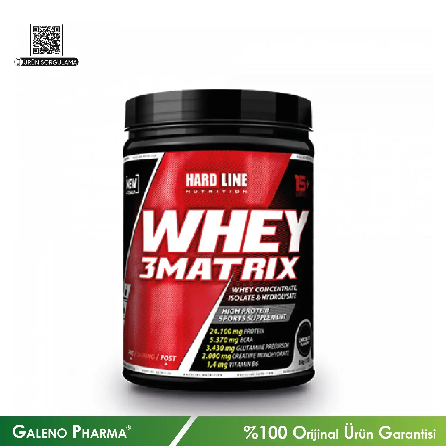Hardline Whey 3Matrix Çikolata 454 g