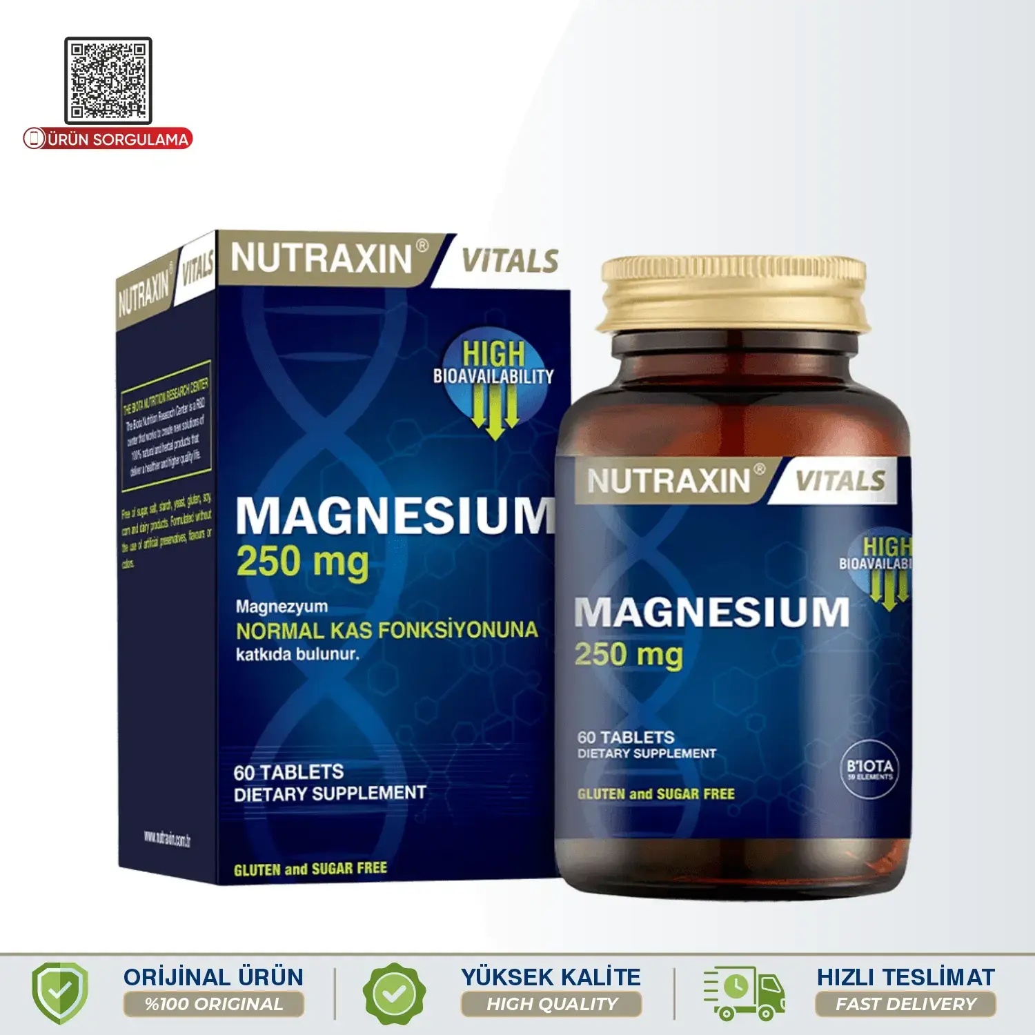 Nutraxin Magnesium Citrate 250 mg 60 Tablet