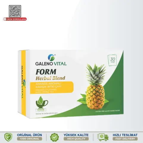 Galeno Vital Form Herbal Blend Bromelain Destekli Detox Çayı 30 Saşe