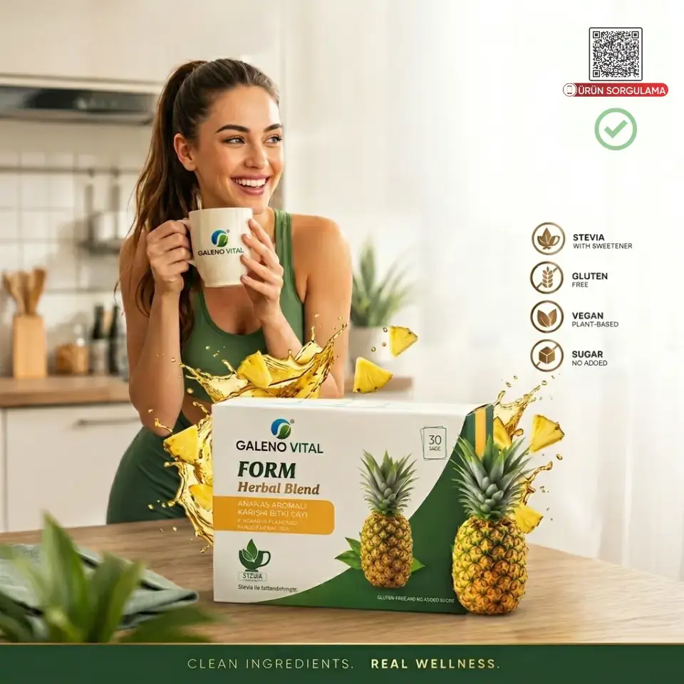 Galeno Vital Form Bromelain Destekli Detox Çayı 30 Saşe