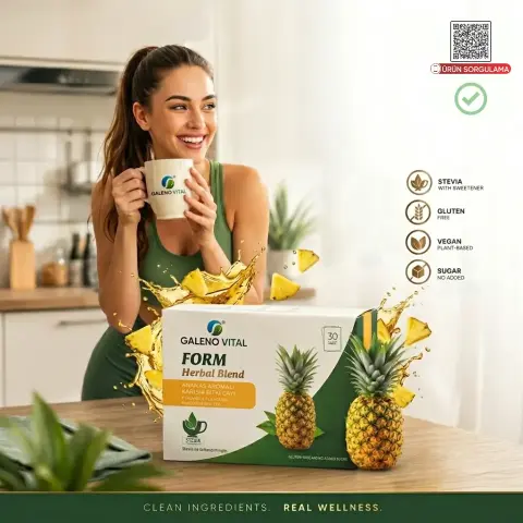 Galeno Vital Form Bromelain Destekli Detox Çayı 30 Saşe