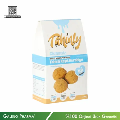 Tahinly Bitter Çikolatalı Kaşık Kurabiye Glutensiz 150g
