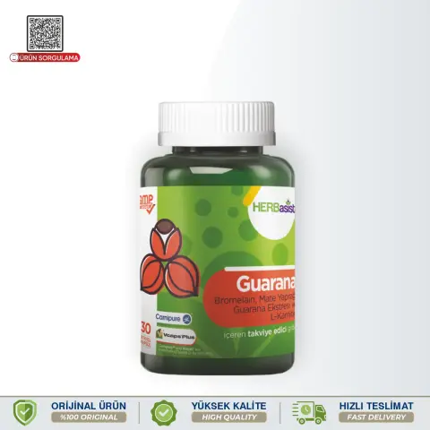 HERBasist Slim&Fit Series Guarana 30 Kapsül