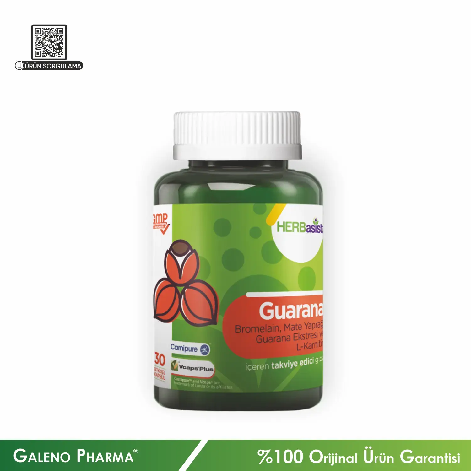 HERBasist Slim&Fit Series Guarana 30 Kapsül