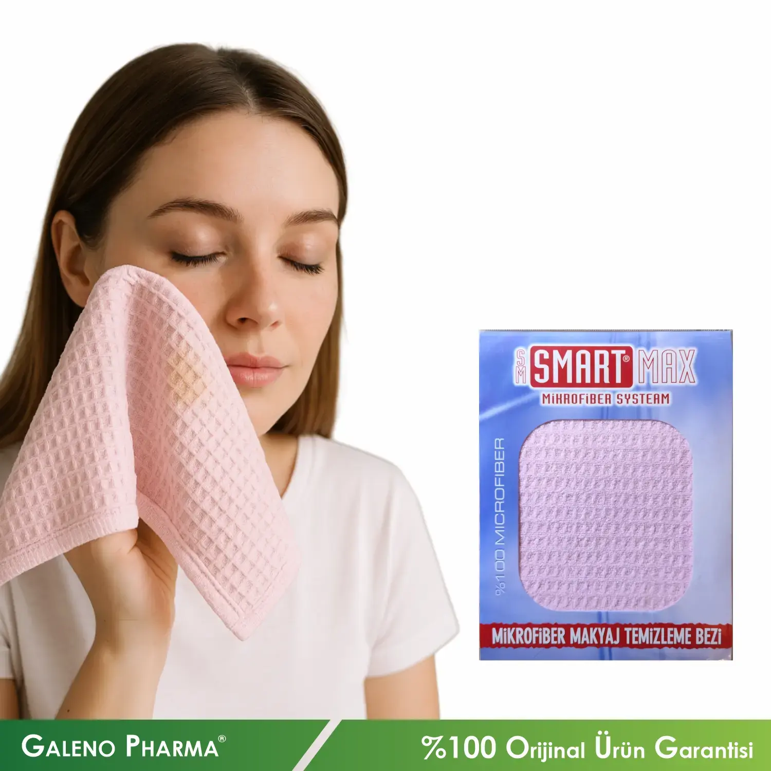 Galeno Pharma Mikrofiber Makyaj Temizleme Bezi Sihirli Bez