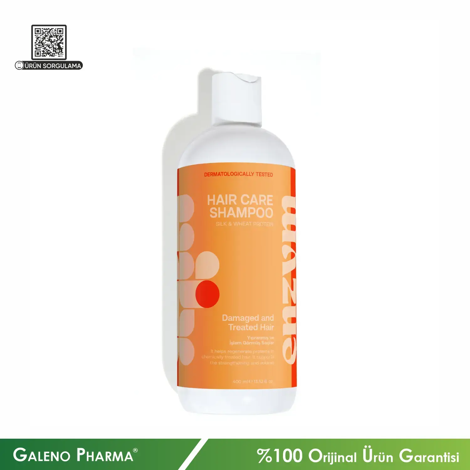 Enzym Cosmetics Kuru, Yıpranmış ve İşlem Görmüş Saçlar Serisi Şampuan 400mL