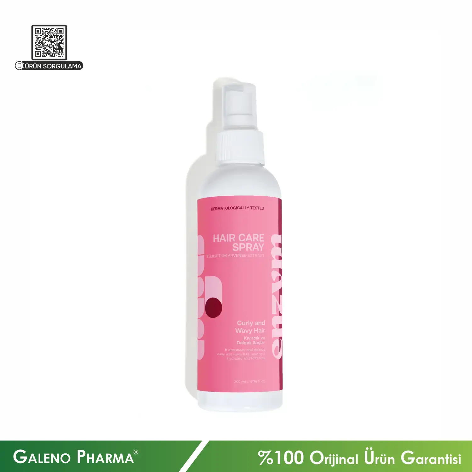 Enzym Cosmetics Kıvırcık ve Dalgalı Saçlar Serisi Bakım Spreyi 200mL