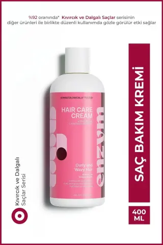 Enzym Cosmetics Kıvırcık ve Dalgalı Saçlar Serisi Bakım Kremi Orijinal Kapak