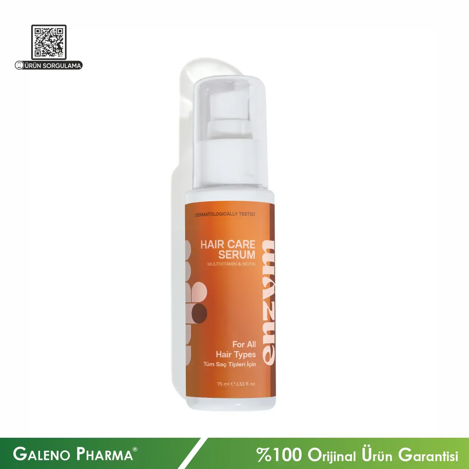 Enzym Cosmetics Multivitamin & Biotin Saç Bakım Kompleksi Vitamin C Serumu 75mL