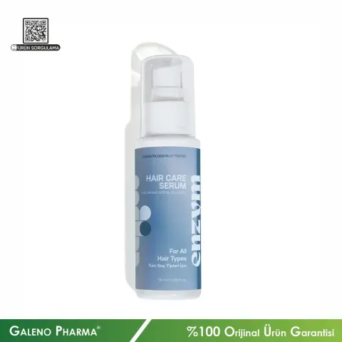 Enzym Cosmetics Hyaluronic Acid & Collagen Saç Bakım Serumu 75mL