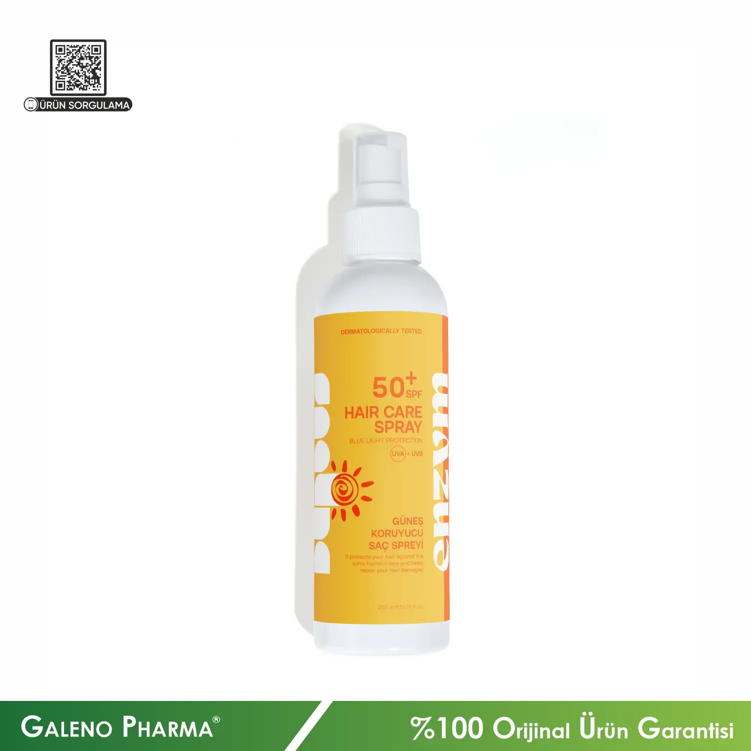 Enzym Cosmetics 50SPF+ Güneş Koruyucu Saç Bakım Spreyi 200mL