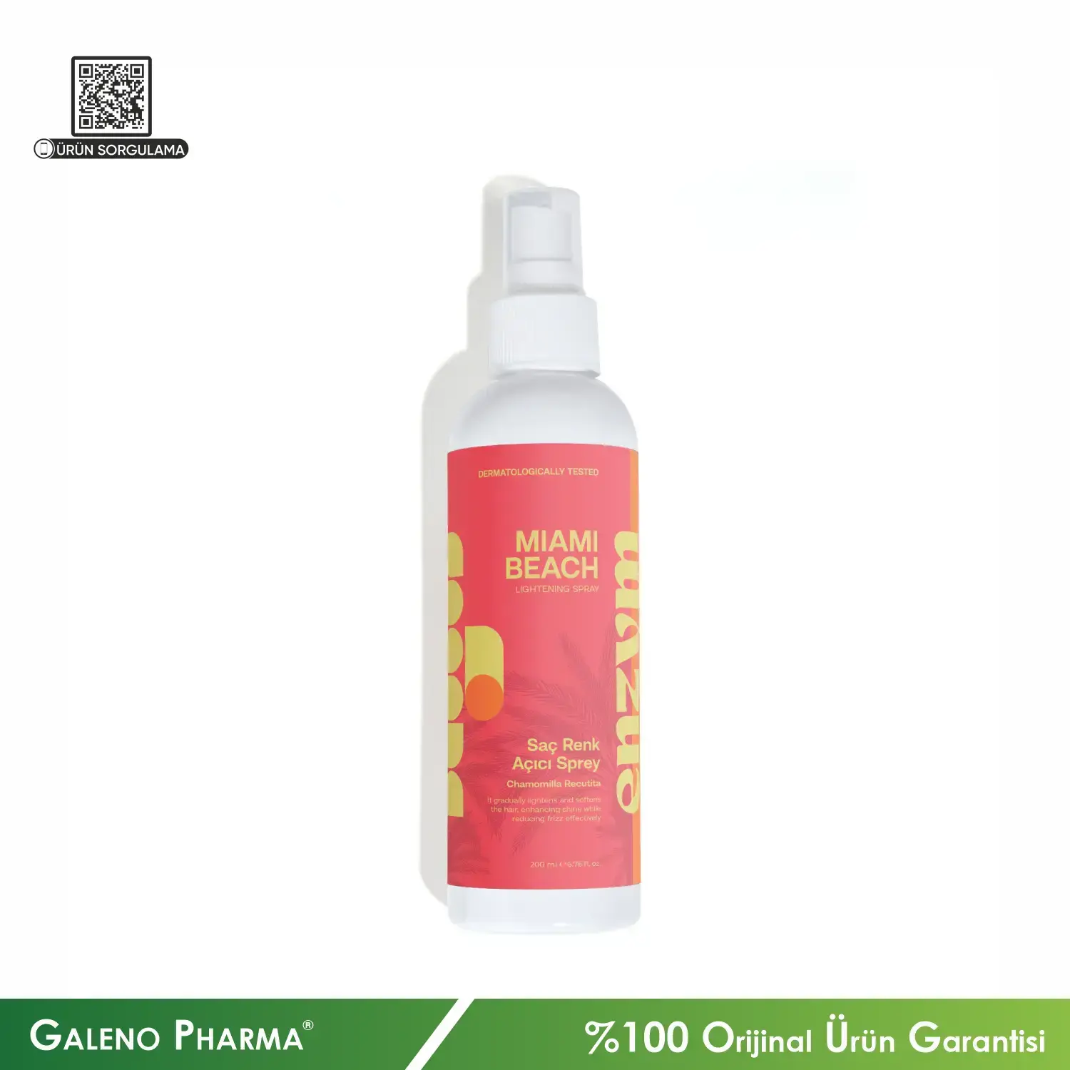 Enzym Cosmetics Miami Beach Renk Açıcı Saç Spreyi 200mL