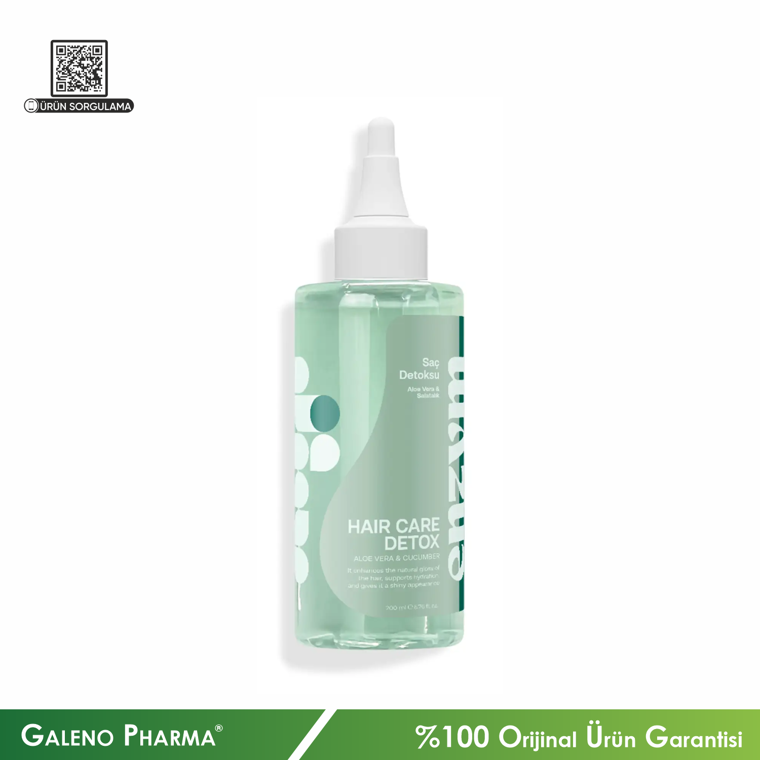 Enzym Cosmetics Aloe Vera & Salatalık Saç Bakım Detoksu 200mL