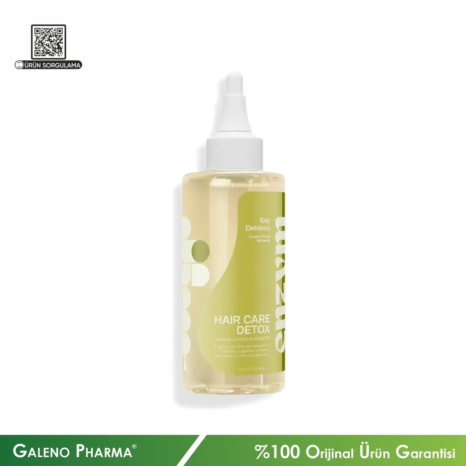 Enzym Cosmetics Limon Otu & Ginseng Saç Bakım Detoksu 200mL