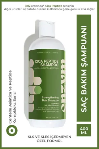 Enzym Cosmetics Cica Peptit Onarıcı ve Güçlendirici Saç Bakım Şampuanı