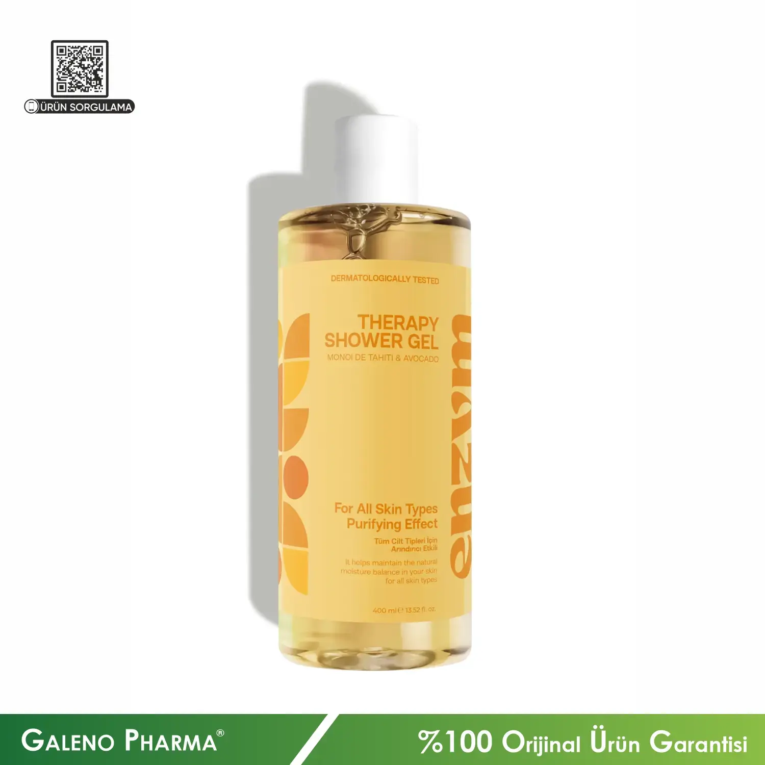 Enzym Cosmetics Tüm Cilt Tipleri İçin Terapi Duş Jeli 400mL