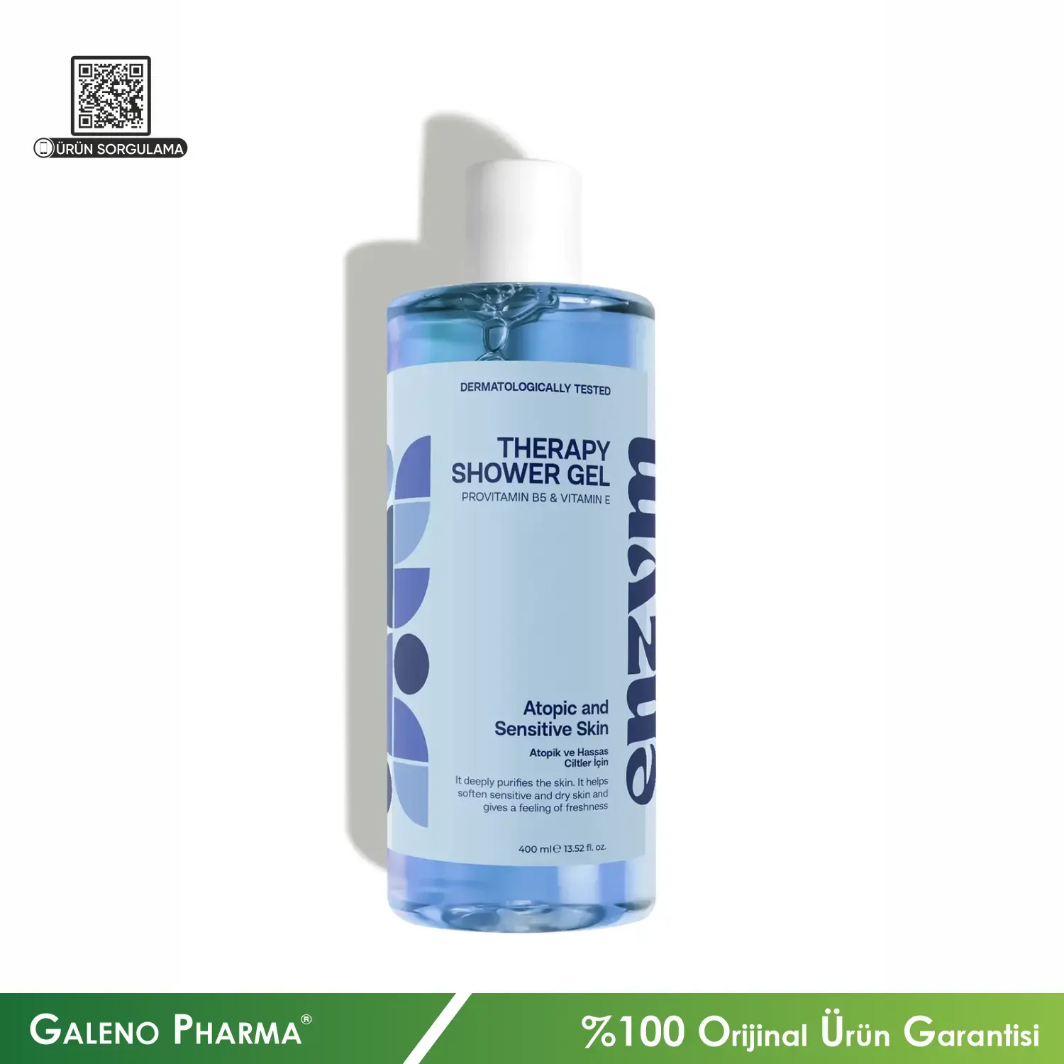 Enzym Cosmetics Atopik ve Hassas Ciltler İçin Terapi Duş Jeli 400mL