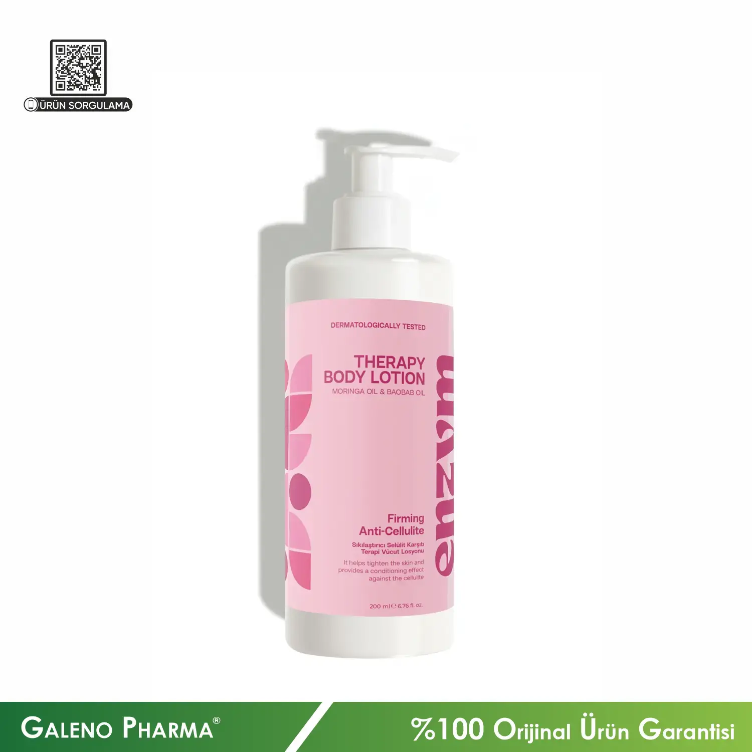 Enzym Cosmetics Sıkılaştırıcı ve Selülit Karşıtı Terapi Vücut Losyonu 200mL