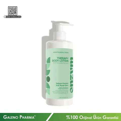 Enzym Cosmetics Yağlı Ciltlere Özel Akne Karşıtı Terapi Vücut Losyonu 200mL