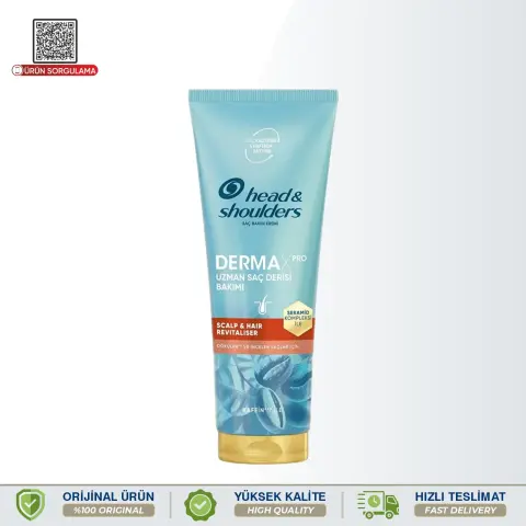 Head & Shoulders DermaXPRO Scalp & Hair Revitaliser Dökülme Karşıtı Saç Bakım Kremi Kafein ve Seramid 220 mL