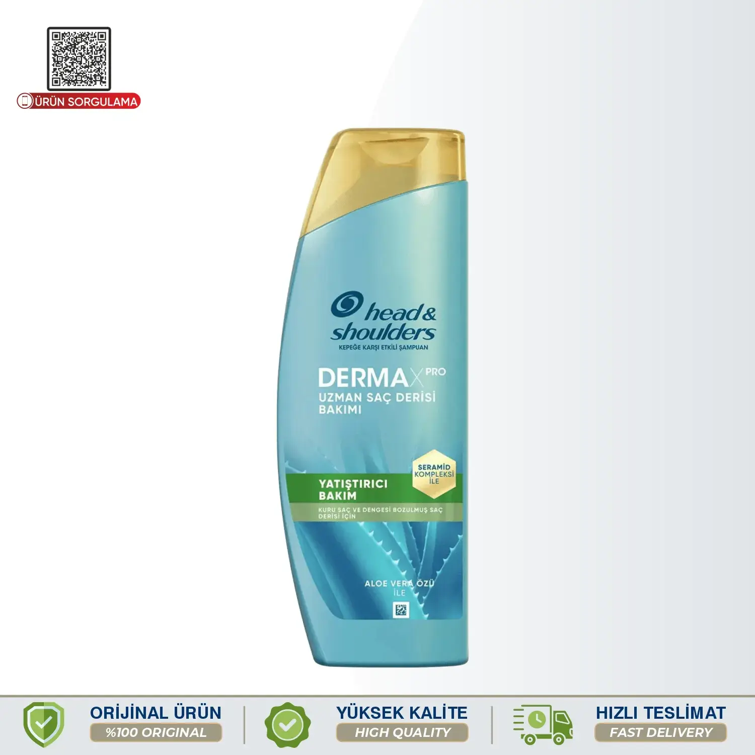 Head & Shoulders DermaXPRO Yatıştırıcı Bakım Kepek Karşıtı Şampuan Kuru ve Kaşıntılı Saç Derisi 300 mL