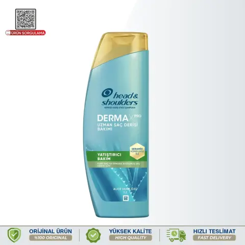 Head & Shoulders DermaXPRO Yatıştırıcı Bakım Kepek Karşıtı Şampuan Kuru ve Kaşıntılı Saç Derisi 300 mL