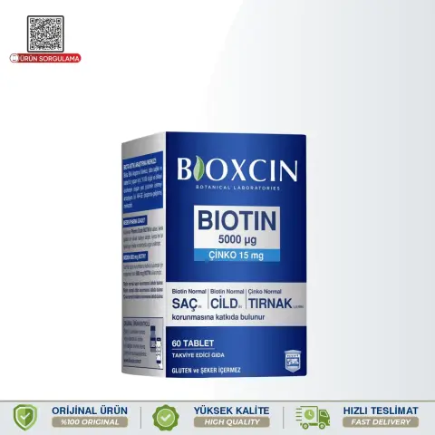 Bioxcin Biotin 5000 mcg 60 Tablet
