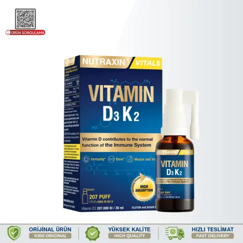 Nutraxin Vitamin D3 K2 Sprey 15 mL