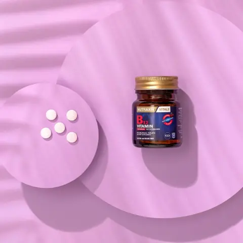 Nutraxin Vitamin B12 Dil Altı (Sublingual) Form 60 Tablet