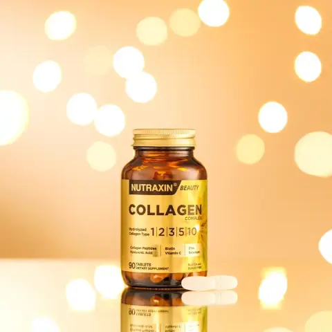 Nutraxin Beauty Collagen Complex Hidrolize Kolajen (Tip 1-2-3-5-10) 90 Tablet