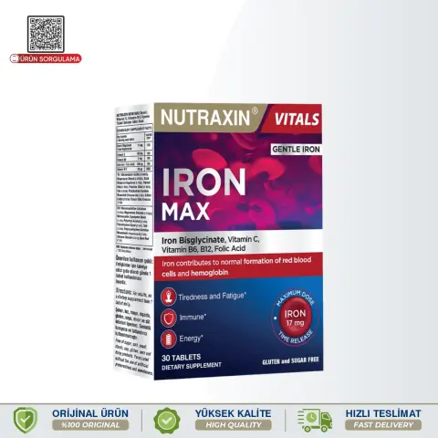 Nutraxin Iron Max 17 mg 30 Tablet