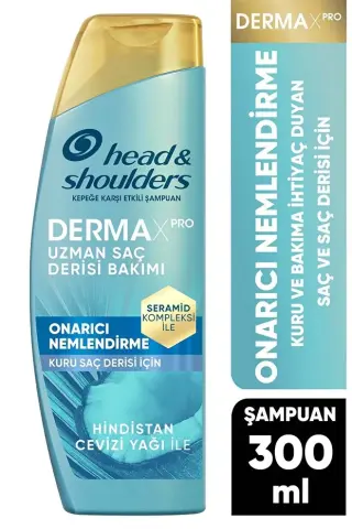 Head & Shoulders DermaXPRO Onarıcı Nemlendirme Kepek Karşıtı Şampuan Hindistan Cevizi Yağı ve Seramid ile 300 mL