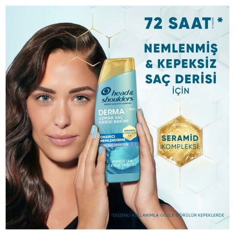 Head & Shoulders DermaXPRO Onarıcı Nemlendirme Kepek Karşıtı Şampuan Hindistan Cevizi Yağı ve Seramid ile 300 mL