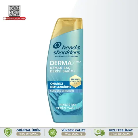 Head & Shoulders DermaXPRO Onarıcı Nemlendirme Kepek Karşıtı Şampuan Hindistan Cevizi Yağı ve Seramid ile 300 mL
